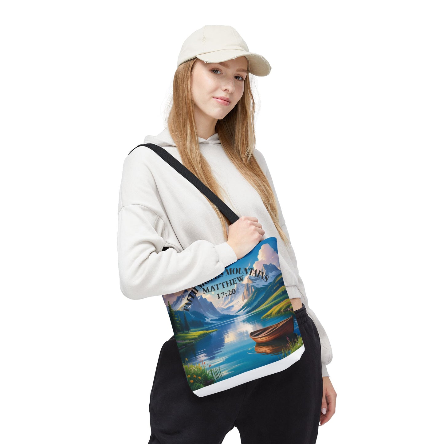 Inspirational Tote Bag for Faith, Bible Verses, Motivational Gifts, Beach Bag, Everyday Use